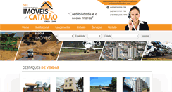 Desktop Screenshot of imoveiscatalao.com